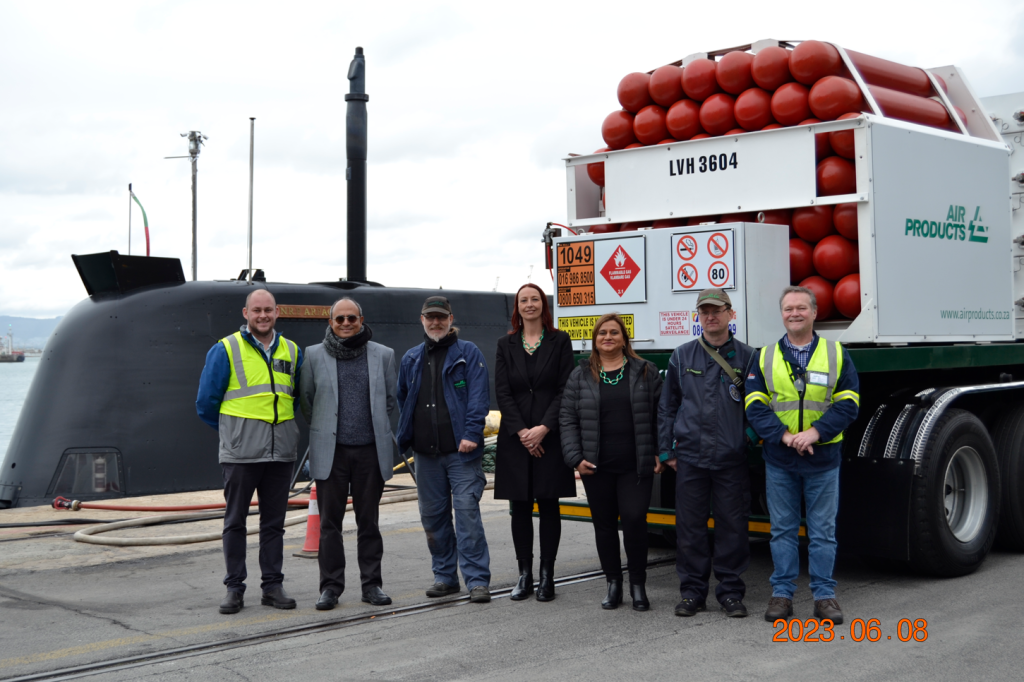 Air Products pioneers technologically advanced hydrogen project with the Portuguese Navy in Cape Town